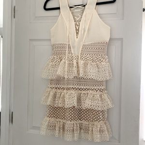 Romeo & Juliet couture lace mini dress
